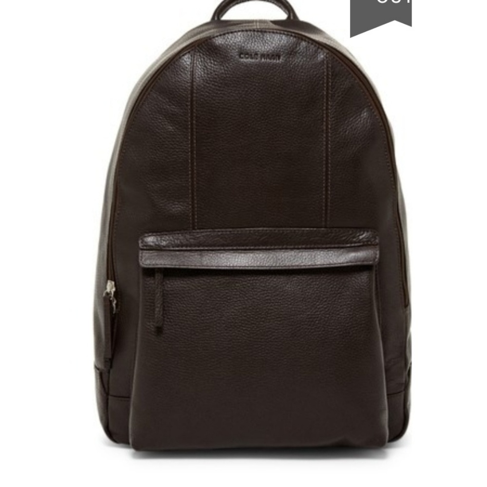 Cole Haan new pebbled leather backpack - Picture 4 of 8